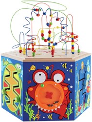 Hape Large play cube coral reef activity center wooden toy