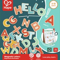 Hape magnetic letters pastel educational toy alphabet-3