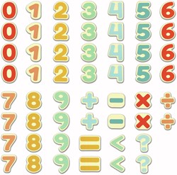 Hape magnetic numbers educational toy colorful