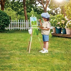 Hape bamboo easel portable creative toy for kids