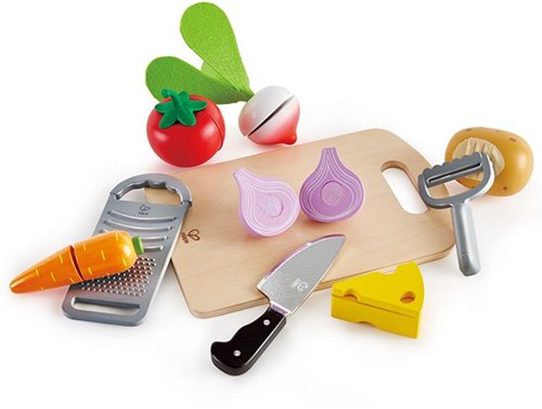 Hape Vegetable and Kitchen Utensils - Toy Kitchen Set for Kids-2