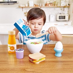 Hape breakfast playset - wooden toy breakfast set for kids