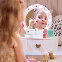 Hape dressing table toy with mirror and accessories - My Stylish Dressing Table