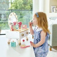 Hape dressing table toy with mirror and accessories - My Stylish Dressing Table-3