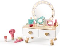 Hape dressing table toy with mirror and accessories - My Stylish Dressing Table-2