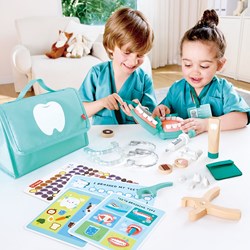 Hape dentist toy Super Smile Dental Clinic Set - educational role play