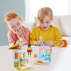Hape doll playset - colourful toy for children