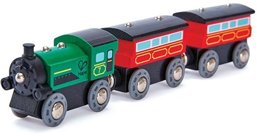 Hape steam passenger train wooden toy train set accessory-2