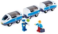 Hape wooden intercity train toy - magnetic train set-2