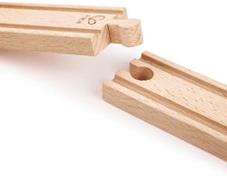 Hape wooden train tracks short straight rails 4 pieces toy