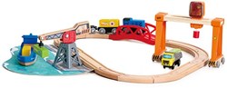 Hape harbour playset toy - Lift & Load Harbour Set - port play set