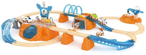 Hape Mars Exploration Train Set - Space Toy with Lights and Sounds-2