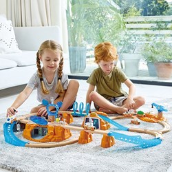 Hape Mars Exploration Train Set - Space Toy with Lights and Sounds