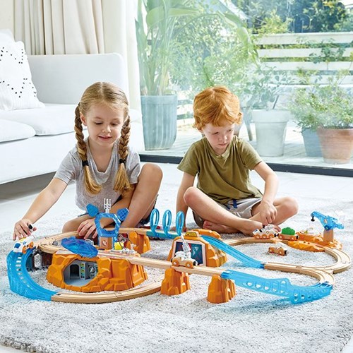 Hape Mars Exploration Train Set - Space Toy with Lights and Sounds