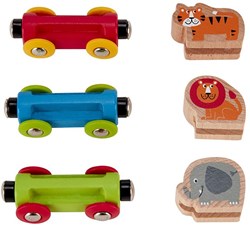 Hape wooden train Jungle Journey with animals for children