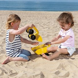 Hape Monster Movers Duo toy trucks for kids outdoor play