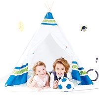 Hape tipi tent blue - play tent for kids - FSC wood