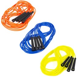 Megaform Double Dutch skipping rope yellow 6 meters - set of 2 ropes