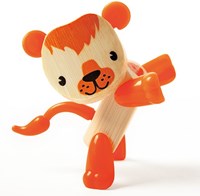 Hape bamboo lion play figure - sustainable wooden toy animal-2