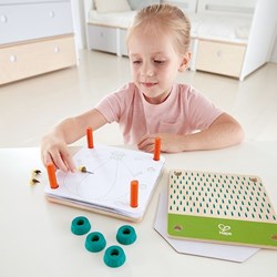 Hape flower press craft set - creative DIY art kit for kids