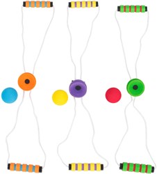 Spordas cooperative game set - 3 ropes with balls and handles
