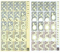 Hape marble run stickers glow in the dark - Cosmic decoration