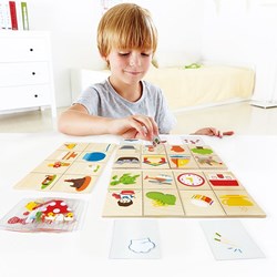 Hape combination game Combino - educational wooden logic game for kids