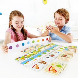 Hape guessing game wooden logic game for kids from 4 years