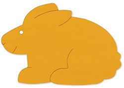 Hape wooden rabbit puzzle - layered puzzle 5 pieces sustainable toy