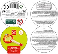 Hape magnifying glass toy Busy Bee set of 8 for kids explorers-2