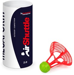 Megaform badminton AirShuttle 2.0 - Tube of 3 outdoor shuttles