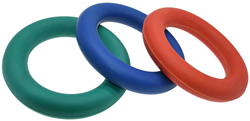 Pre-Sport rubber throwing ring blue 150mm - kids toy ring