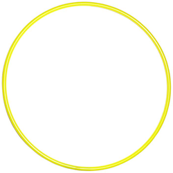 Pre-Sport hula hoop yellow for kids - 78cm - plastic toy