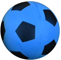 Pre-Sport foam football blue black 20cm - lightweight toy ball
