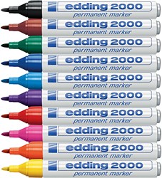 Edding Edding Permanent Markers 2000 10 stuks