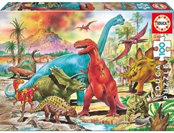 Educa jigsaw puzzle 100 pieces dinosaurs cardboard kids toy