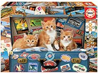 Educa cat puzzle 200 pieces - colorful jigsaw for kids