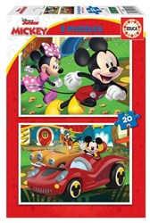 Educa puzzle Mickey Mouse Funhouse 2x20 pieces cardboard