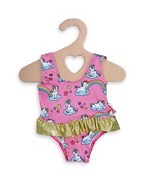 Heless doll swimsuit unicorn - swimwear for baby dolls 35-45 cm