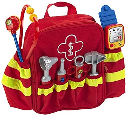 Klein rescue backpack toy - first aid doctor kit with sound effects