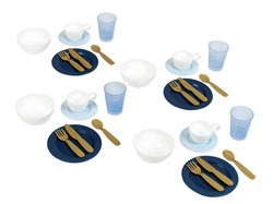 Klein dinnerware kids tableware - toy kitchen set 32-piece multicolor