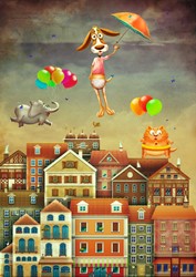 Enjoy Puzzle Above the City - 1000 Teile
