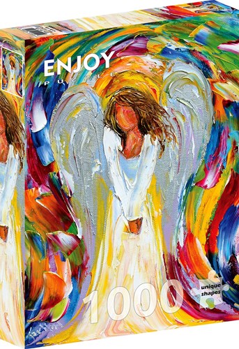 Enjoy Puzzle jigsaw Angel Blessing - 1000 pieces colorful-2