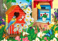 Enjoy Puzzle Birdhouse Garden - 1000 Teile