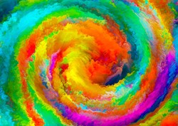 Enjoy Puzzle Colorful Gradient Swirl - 1000 Teile