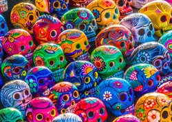 Enjoy Puzzle Colorful Skulls (1000)