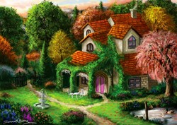 Enjoy Puzzle Cottage in the Forrest - 1000 Teile