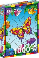 Enjoy Puzzle jigsaw puzzle Crystal Butterfly - 1000 pieces colorful-2
