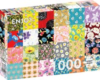 Enjoy Puzzle jigsaw puzzle Floral Patterns - 1000 pieces colourful-2