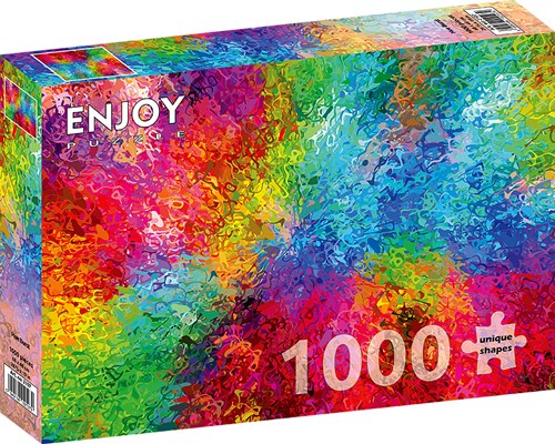 Enjoy Puzzle jigsaw puzzle Hue Burst - 1000 pieces colorful cardboard-2